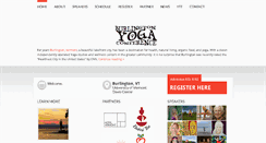 Desktop Screenshot of burlingtonyogaconference.com